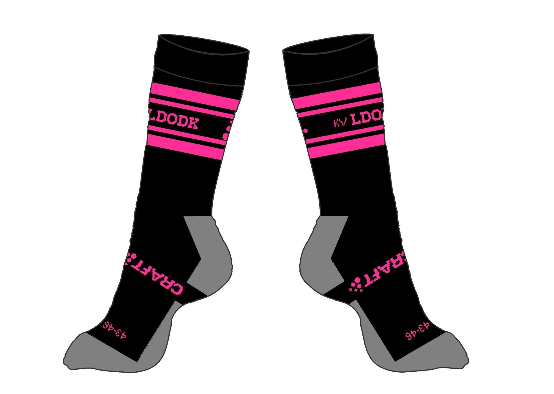 Trainingskousen Roze
